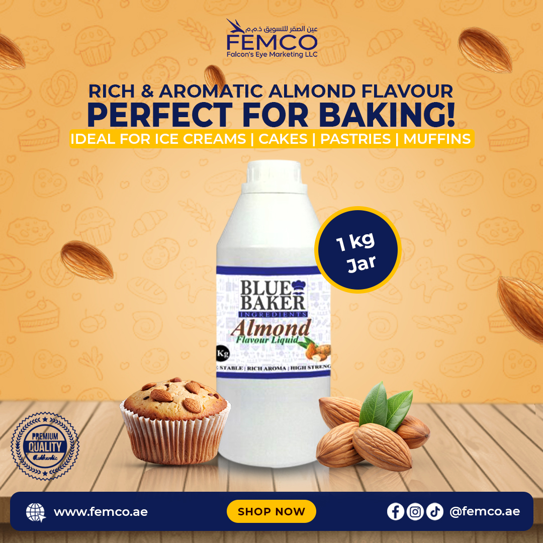 Almond Flavour Jar of 1kg