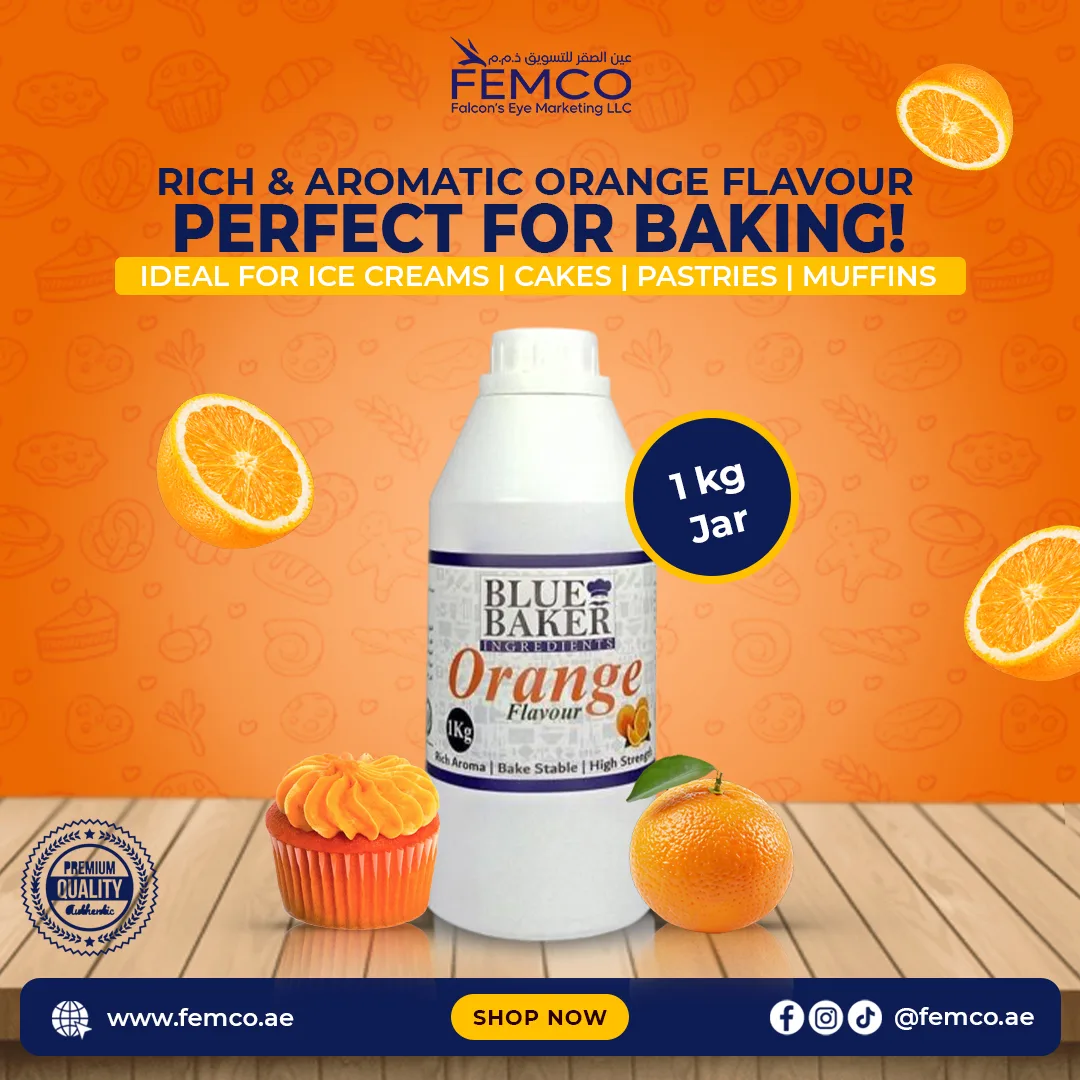 Orange Flavour Jar of 1kg