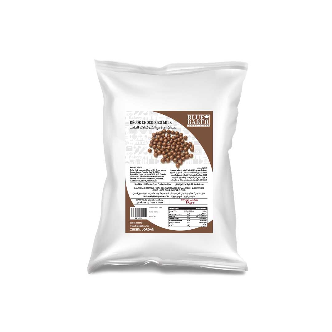 Decor Chocolate Rizo Milk Bag of 1kg