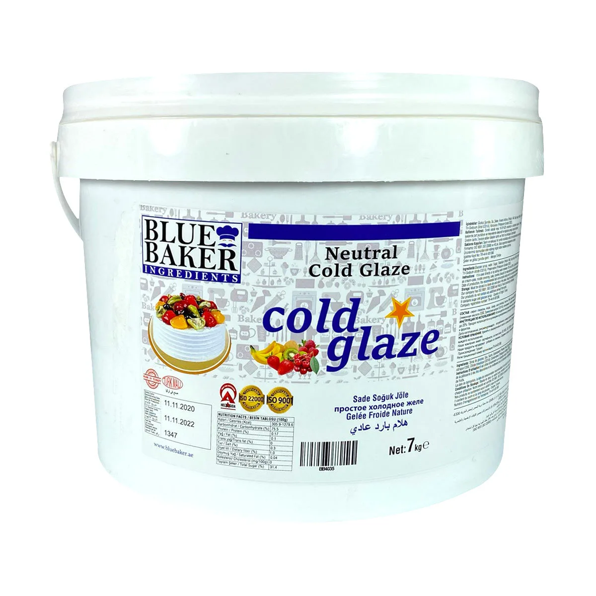 Neutral Cold Glaze 7kg Pail