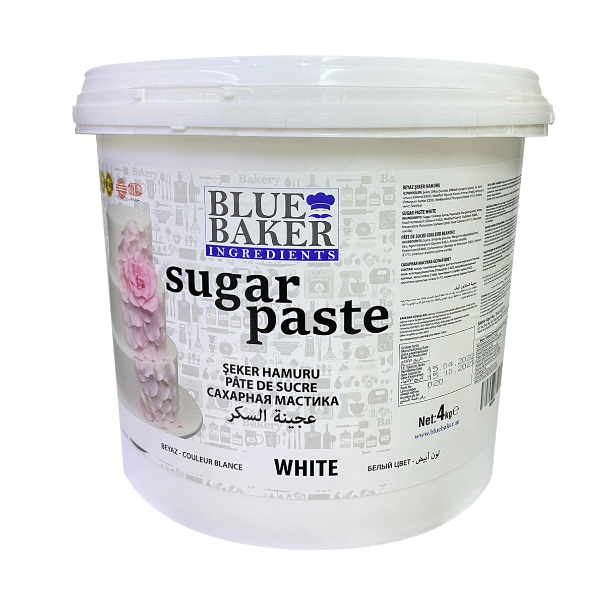 Pâte à sucre Blanche 1kg THE SUGAR PASTE