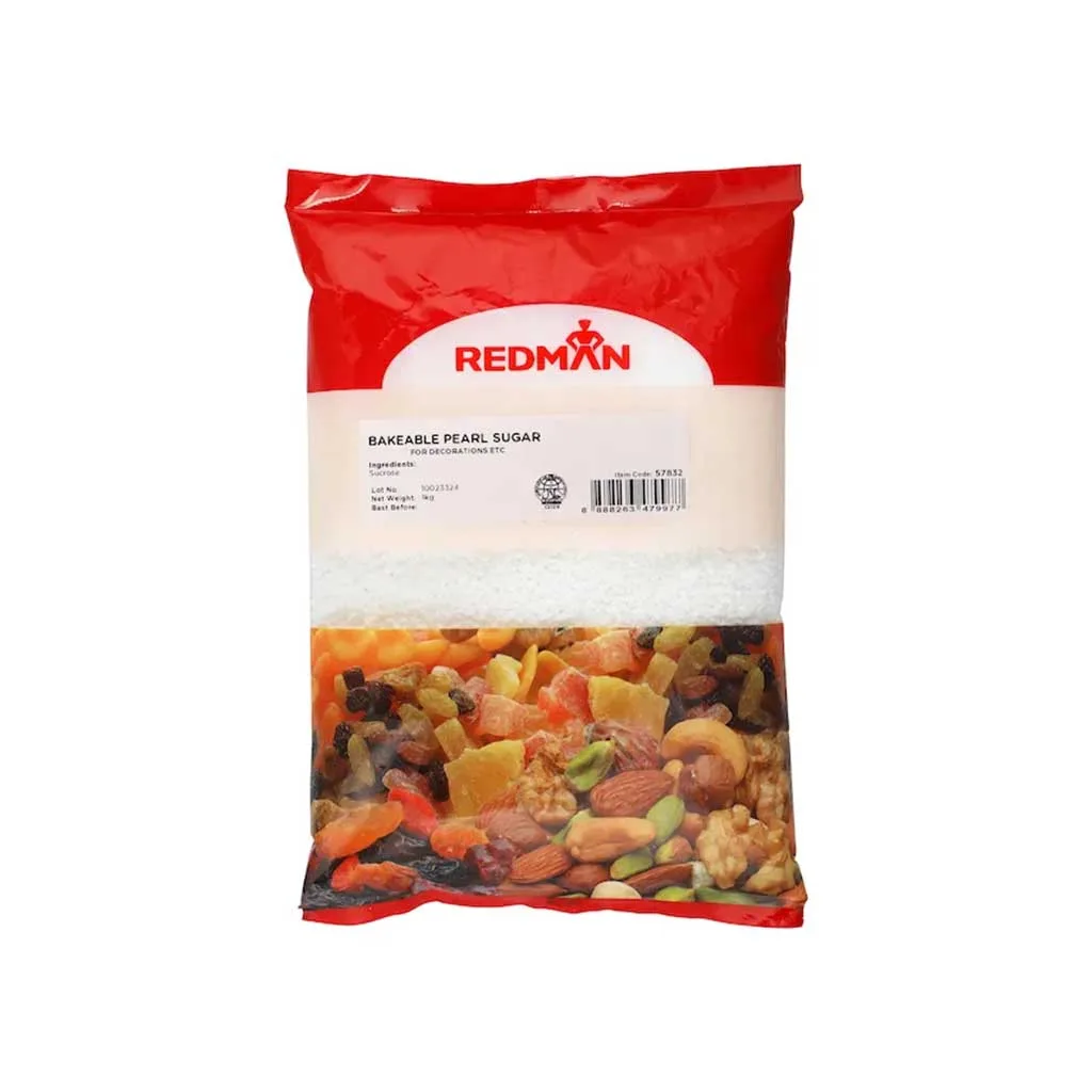 REDMAN Sugar Pearl Packet 1Kg x12