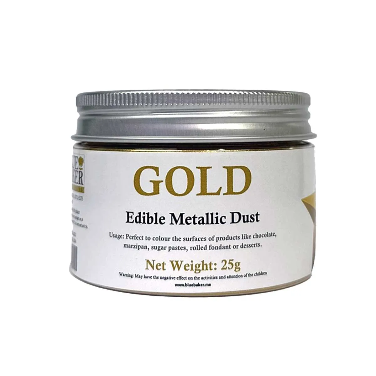 BlueBaker Edible Metallic Dust Gold 25g