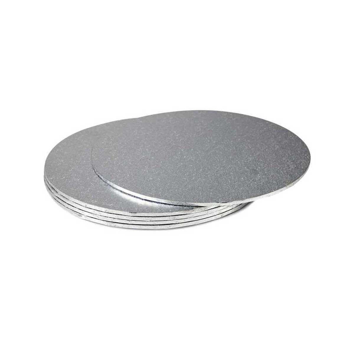 Round Cake Board Silver