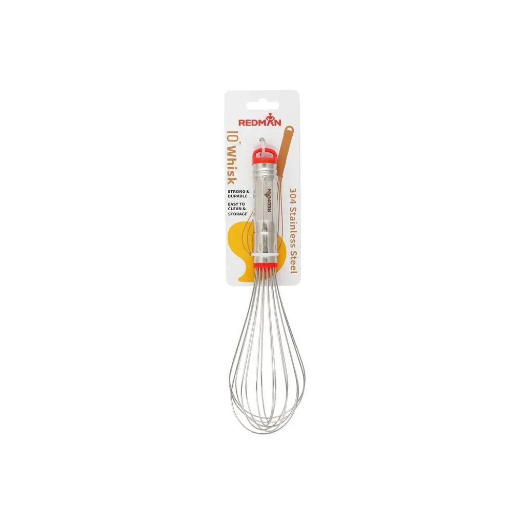 Stainless Steel Egg Whisk 10″