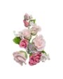Rose Pink Gum Paste Flowers
