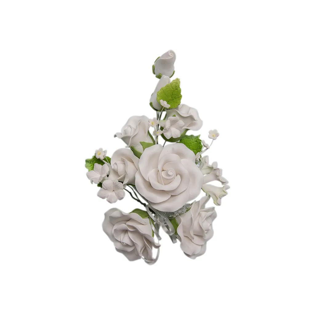 Rose White Gum Paste Flowers .jpg