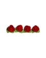 Rose Red Gum Paste Flowers