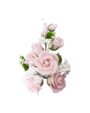 Pink Soft Gum Paste Flowers