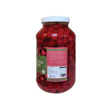 Red Maraschino Cherries with Stem