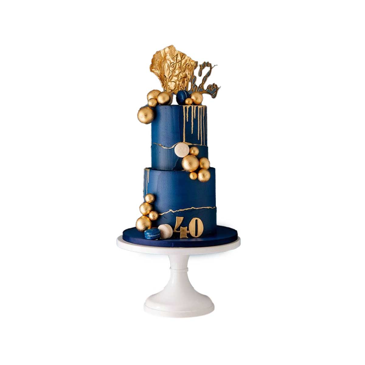 Navy Blue Sugar Paste