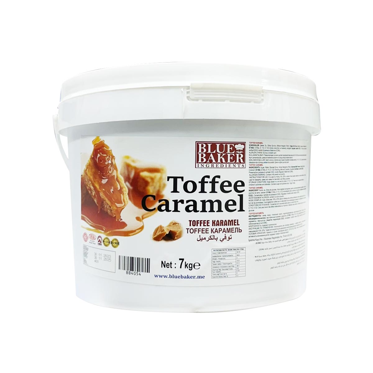 Toffee Caramel 7kg Pail