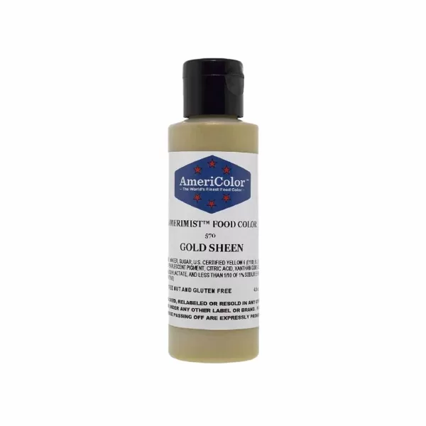 AMERICOLOR Air Brush Gold (570) Sheen 4.5oz