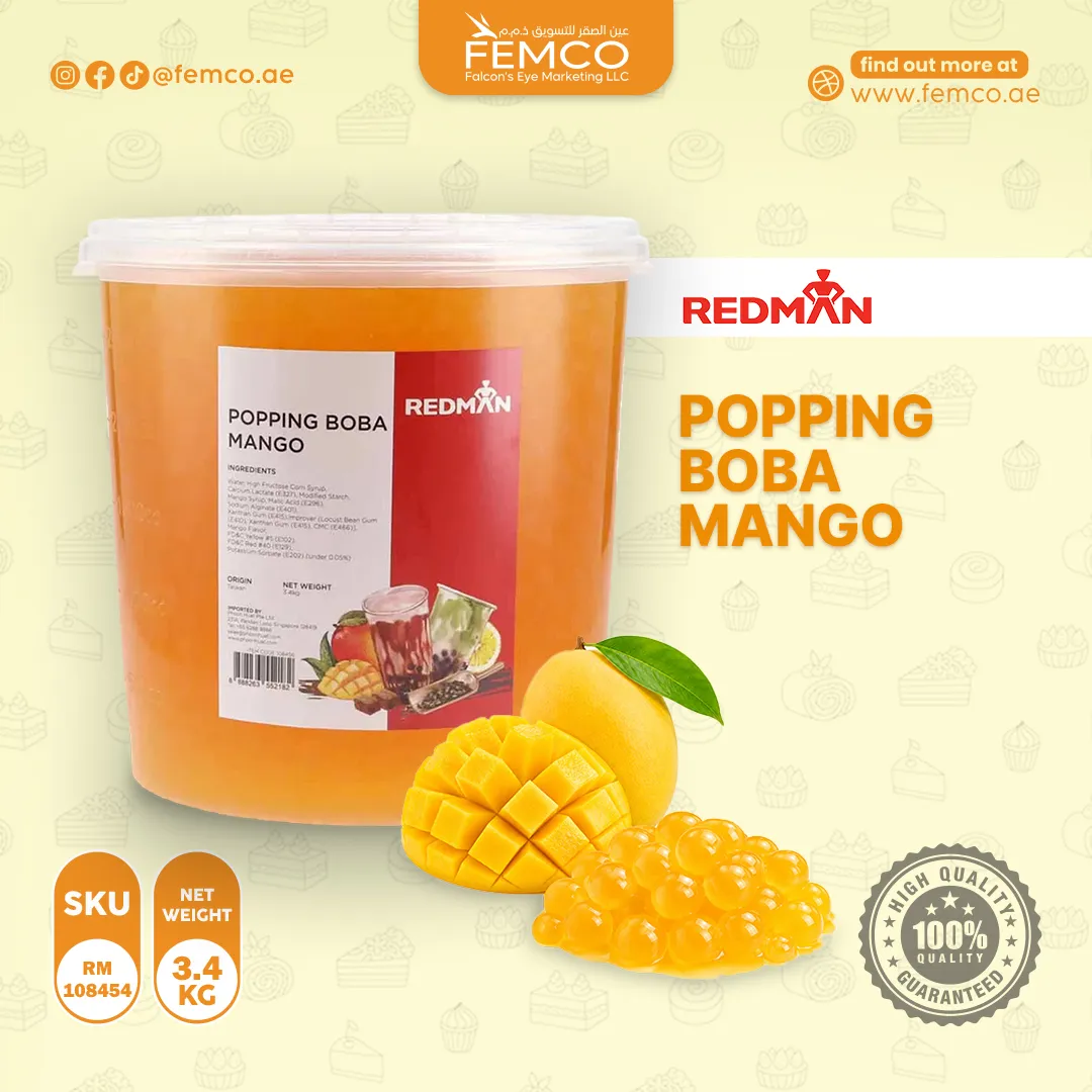 RedMan Popping Boba Mango 3.4kg