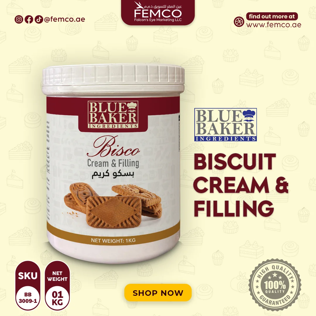 Biscuit Filling Cream 1kg Bottle