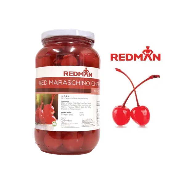 Maraschino Cherries with Stem Red 737g (26oz)