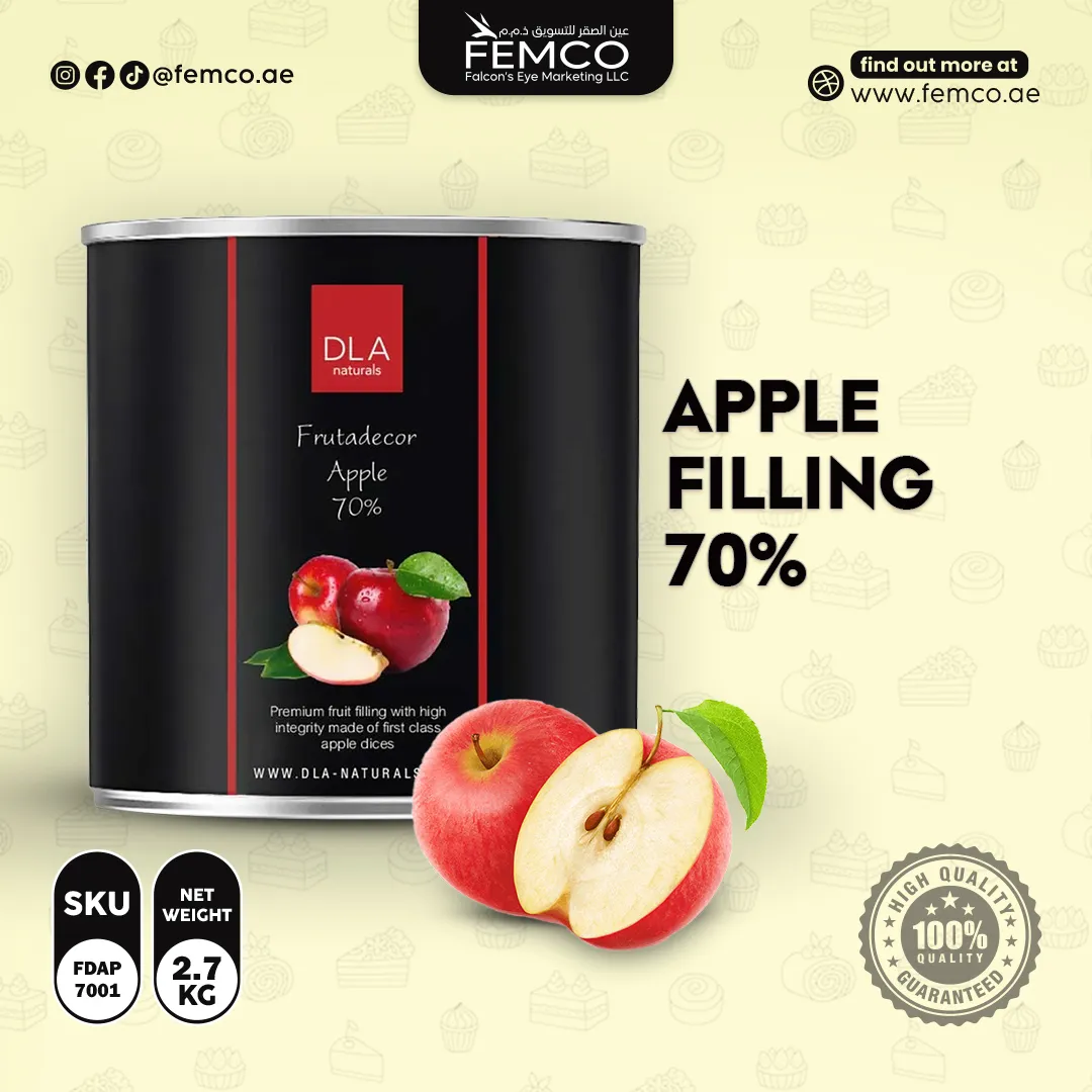 Apple Filling 70% 2.7kgs