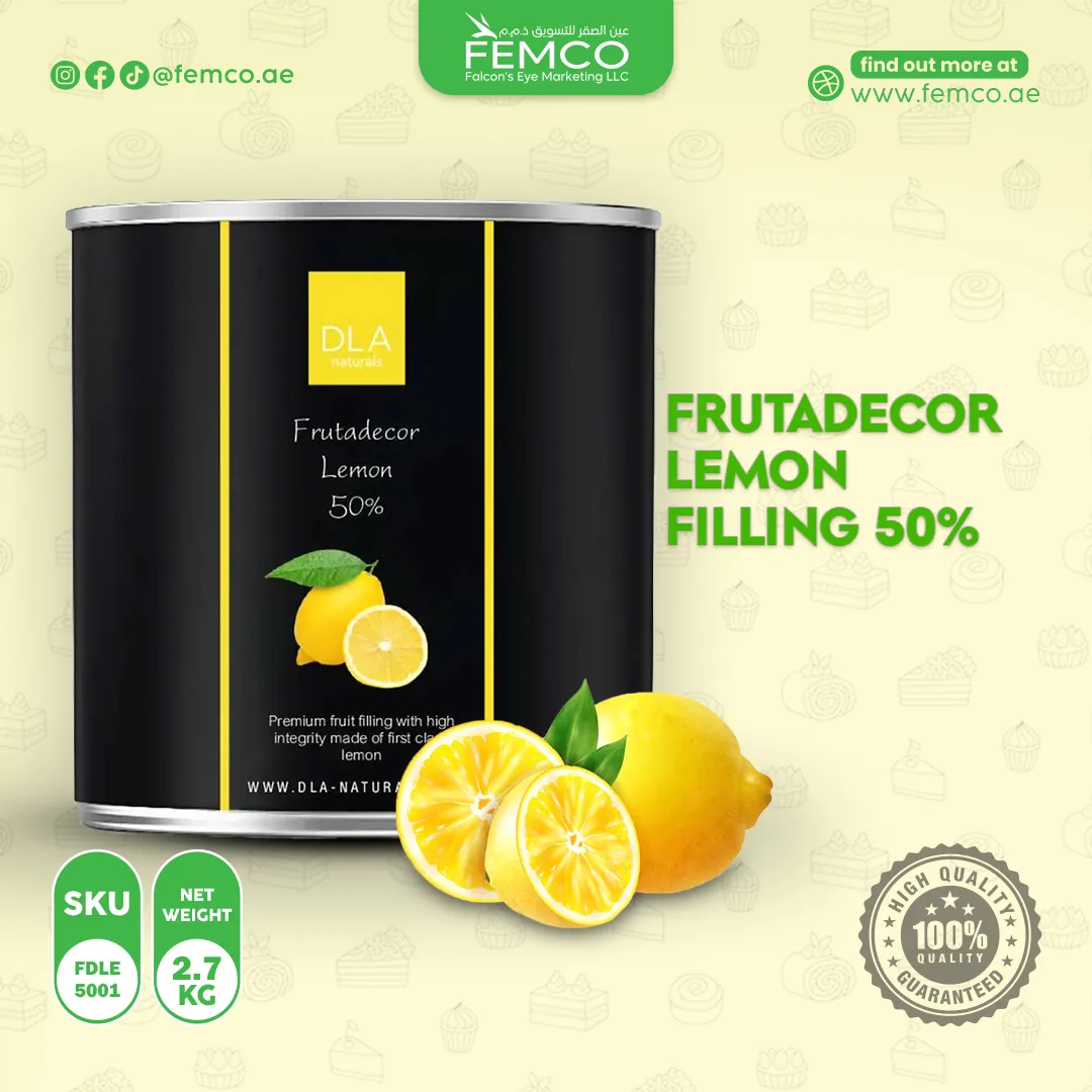 Lemon Filling 50% 2.7kgs