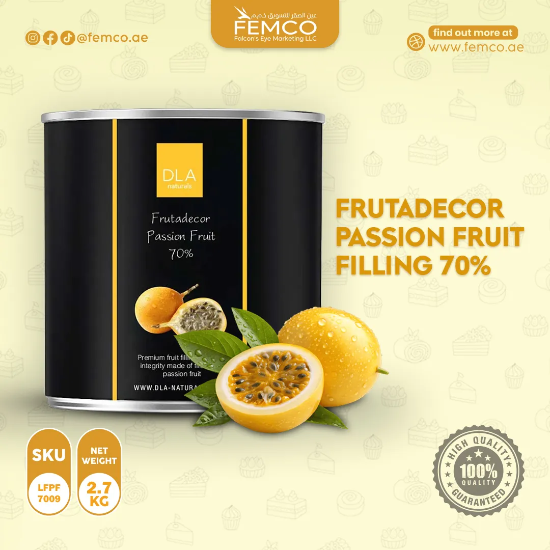 Passion Fruit Filling 70% 2.7kgs