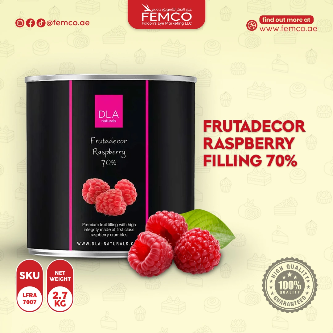 Raspberry Filling 70% 2.7kgs