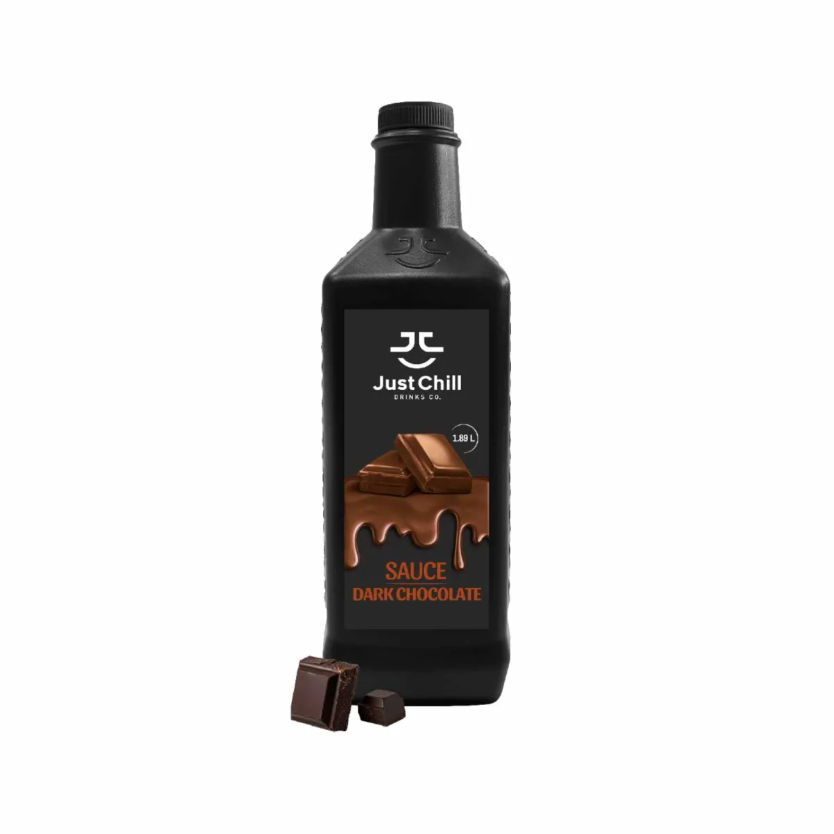Just Chill Dark Chocolate Sauce Bottle of 1.89Ltr