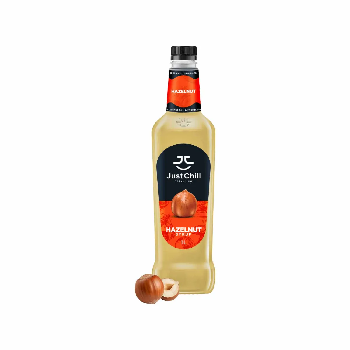 Just Chill Hazelnut Syrup Bottle of 1Ltr