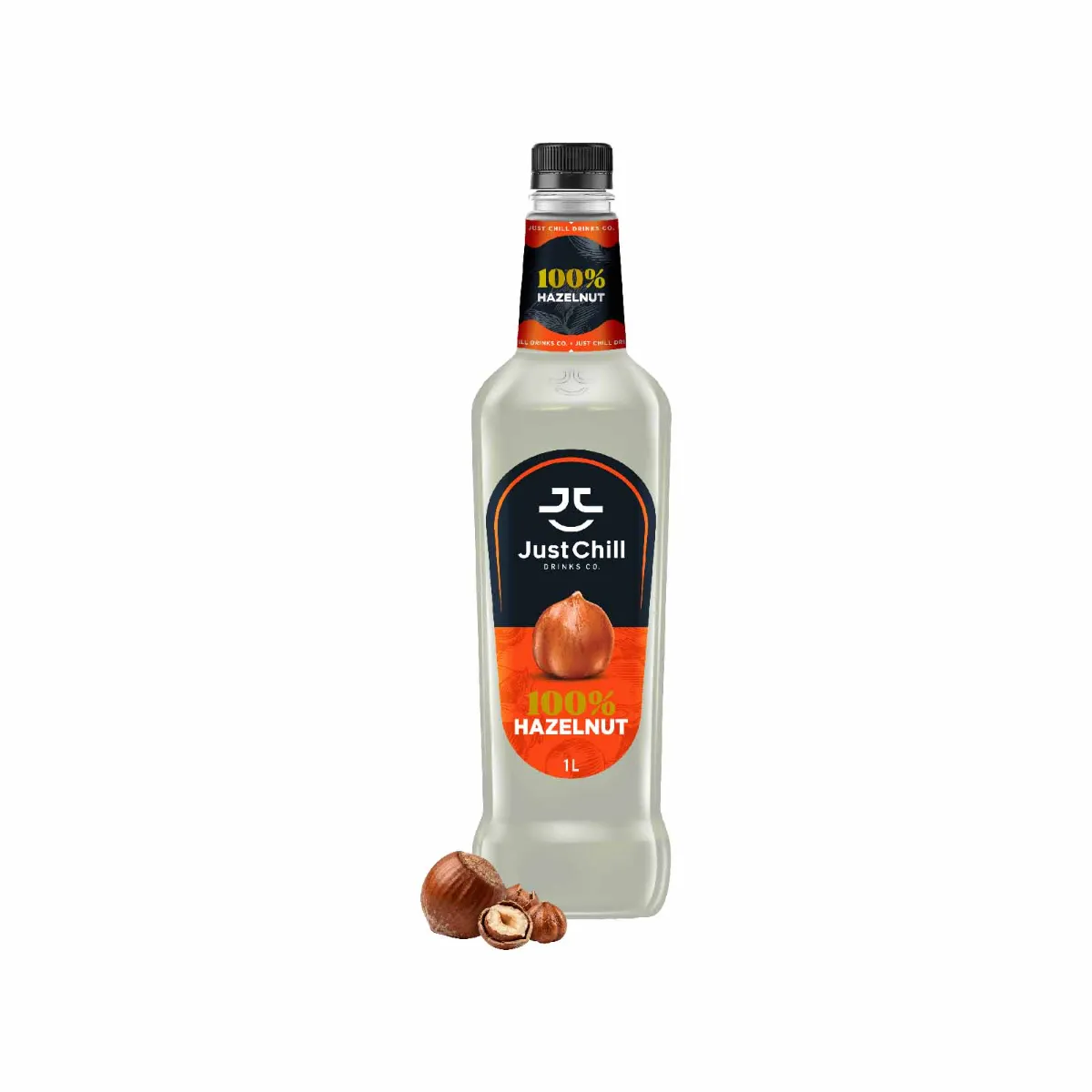 Just Chill 100% Hazelnut Syrup Bottle of 1Ltr