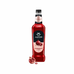Just Chill Pomegrenate Syrup Bottle of 1Ltr