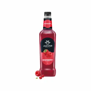 Just Chill Raspberry Syrup Bottle of 1Ltr