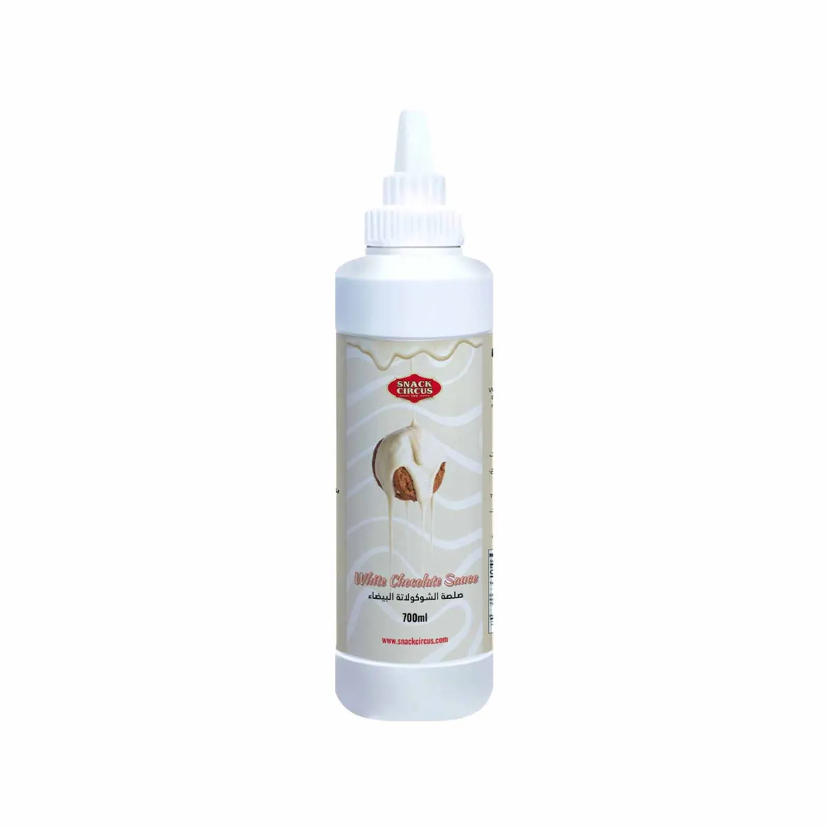 SnackCircus White Chocolate Topping Sauce 700ml Bottle