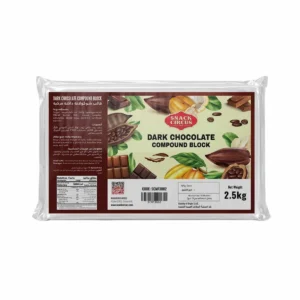 SnackCircus Dark Chocolate Compound Block 2.5kg Pack